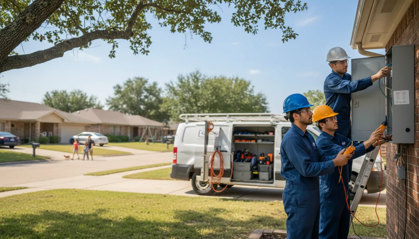 Certified electrician providing emergency electrical services in Orland, ME